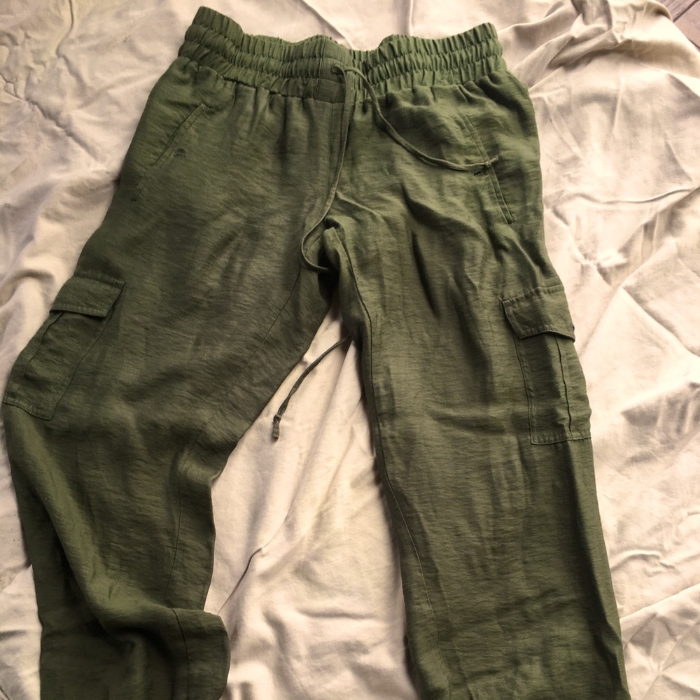 Military Green joggers XS womens